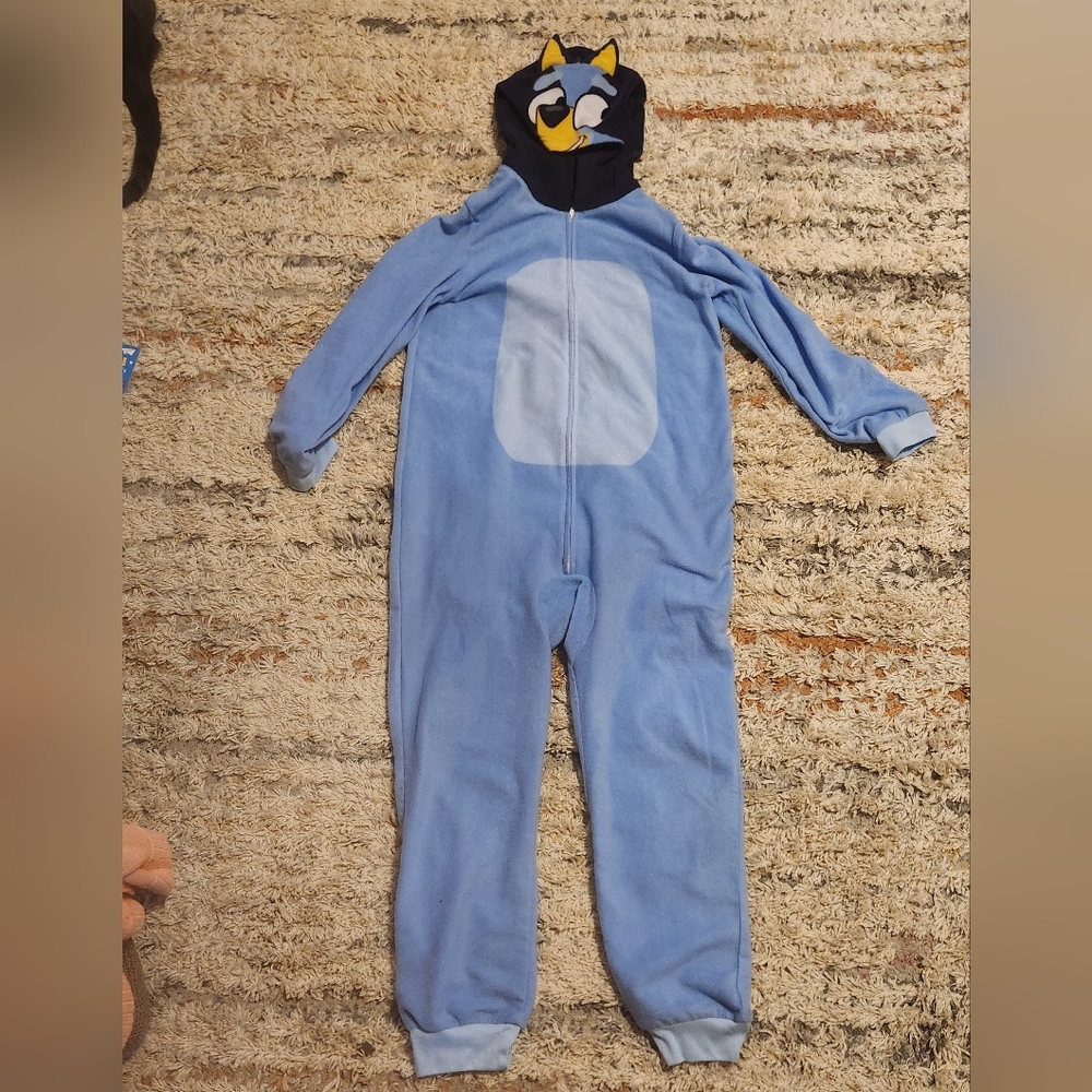 Blue Kids One Piece Costume